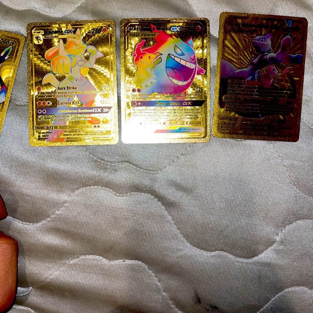 Pokémon gold cards